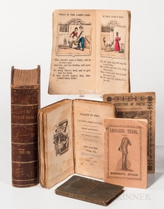 American Books and Pamphlets, Seven 19th Century Examples, One Early 20th Century.