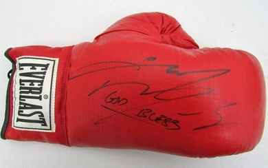 Angel Manfredy Autographed/Signed Everlast Boxing Glove (Right) JSA 136943