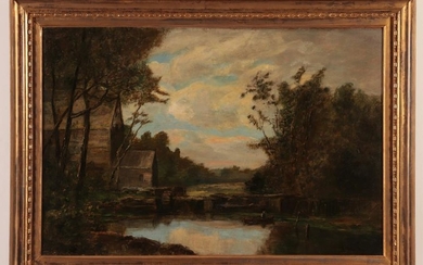 Berend Wieringa - Mill Pond Landscape