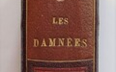 BOIS (Georges). Les Damnées. Paris, E. Dentu, 1890. In-8, demi-maroquin aubergine avec coins, dos lisse...