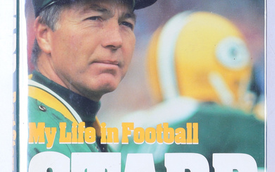 Bart Starr Signed "My Life In Football" Hardcover Book Inscribed "Best Wishes" & "One Who Personifies Class" (PSA)