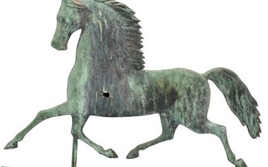 Blackhawk Molded Copper Horse Weathervane