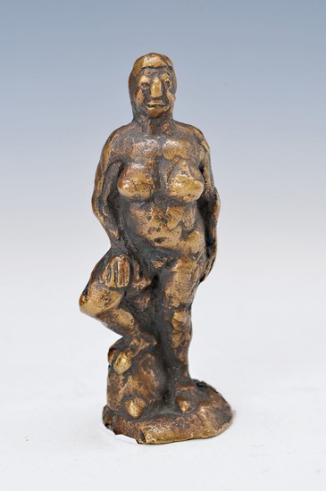 Bronze sculpture, monogr. K, date 85, number....