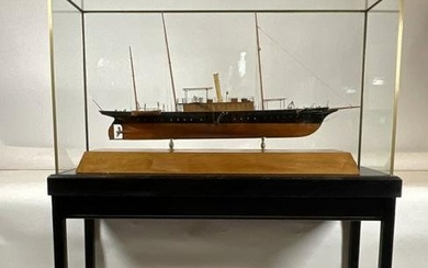 Builders Model of a Steam Yacht