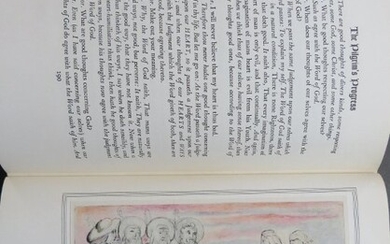 Bunyan, Pilgrims Progress, Blake illustrations, Limited 1stEd. 1941