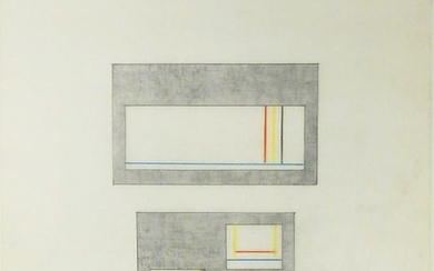 Burgoyne Diller (1906-1965) Geometric Drawing
