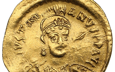Byzantine Empire, Constantinople AV Solidus - Justinian I the Great (AD 527-565)