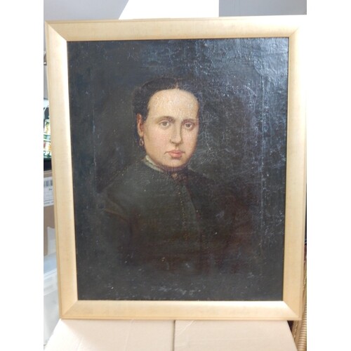 C19th Oil on Canvas "Eliza Fawcett" b. April 1846 City of Lo...