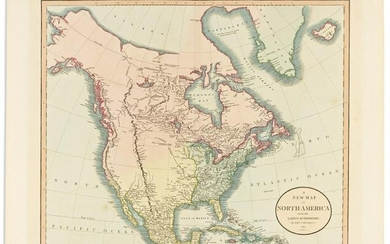 CARY, JOHN. A New Map of North America from the Latest
