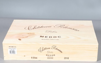 CHATEAU POTENSAC DELON MEDOC 2018 - CASED. Six bottles of Ch...
