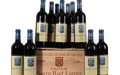 Château Smith Haut Lafitte 2000, Pressac-Léognan (twelve bottles)