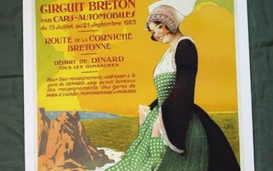 Chemins De Fer de L'etat Visitez la Bretagne (1920) 40"