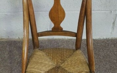 Childs Wicker Chair, made in Mellerstain 1965