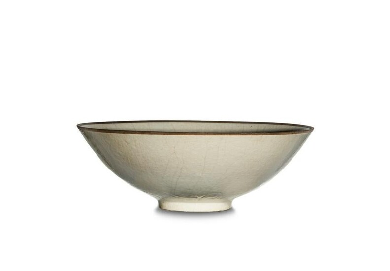 Chinese Ding-Style Bowl with Incised Flowers, Ming