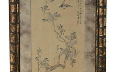 Chinese Painting of Flowers and Birds by Weng Luo