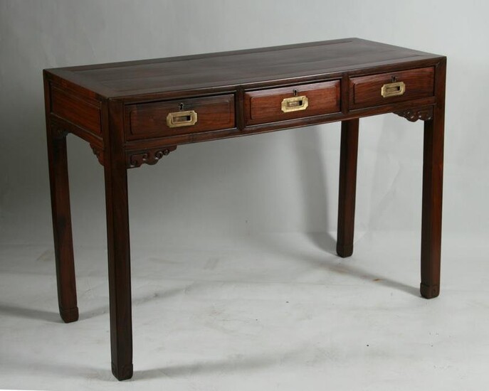 Chinese Rosewood Desk, 19th Century