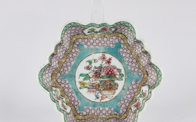 Chinese Yongzheng Porcelain Teapot Undertray