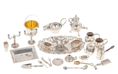 Collection of Mostly English Sterling Miniatures