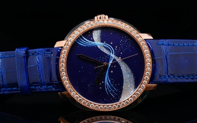 DeWitt Classic Lady 18K 40mm Watch W/Diamonds