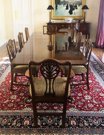 Dining Table with 8 Dining Chairs, RA7A