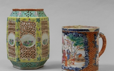 Due vasetti in porcellana, Cina
