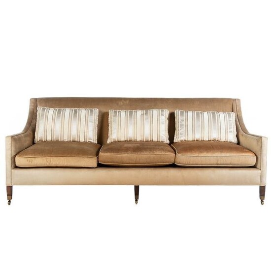 Durlaee Contemporary Three-Cushion Upholstered Sofa
