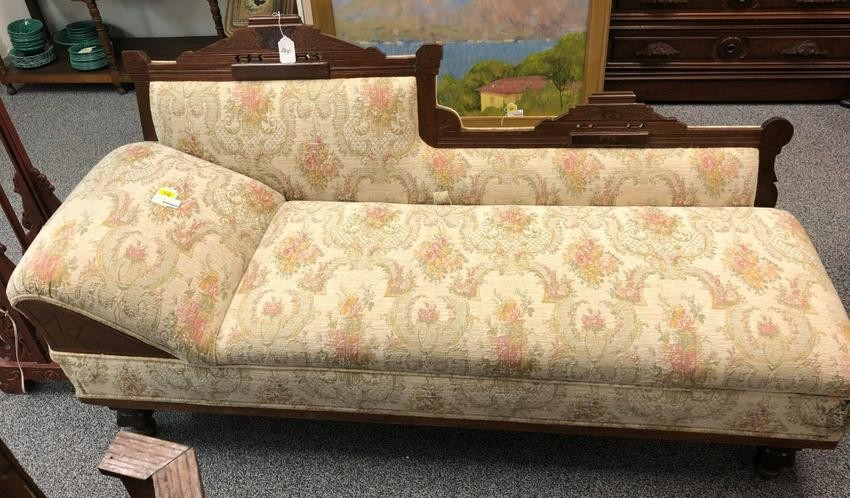 EASTLAKE VICTORIAN FOLD OUT SOFA BED FAINTING COUC
