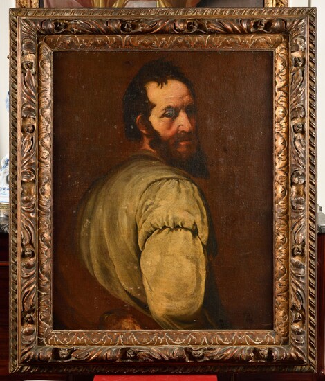 ECOLE ITALIENNE VERS 1620 Portrait d'homme... - Lot 138 - Osenat
