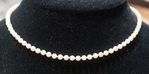 ELEGANT 14k White Gold & Cultured Pearl Necklace!