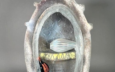 Ed Francis Blown Glass Sculpture, "Shrine"