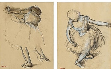 Edgar Degas, 1834 Paris – 1917 ebenda, DANSEUSE VUE DE DOS