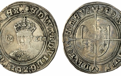 Edward VI (1547-1553), Third Coinage, Fine Silver, Shilling, 1551-1553, Tower