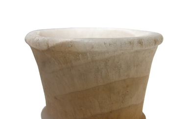 Egyptian alabaster footed cup, Middle Kingdom