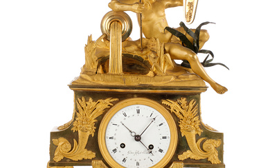 Empire table clock. France, ca. 1806
