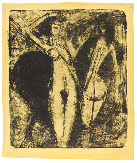 Ernst Ludwig Kirchner - Tanzende Akte