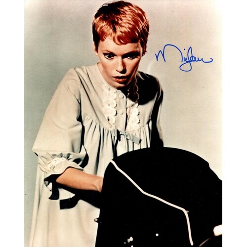 FARROW MIA: (1945- ) American actress. Signed colour 8 x...