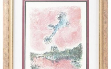 FRENCH FACSIMILE SIGNATURE GICLEE BY MARC CHAGALL