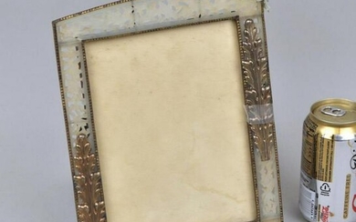 Fine Pierced Jade Brass/Bronze Mounted Frame