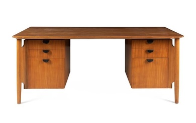 Finn Juhl (Danish, 1912-1989) Executive Desk, circa 1955Baker Furniture