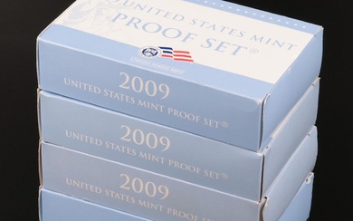 Four 2009 United States Proof Sets