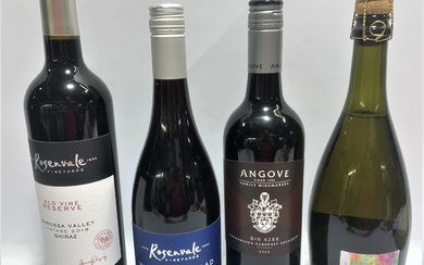 Four Bottles of Wine including Three Marked Rosenvale Vineyards
