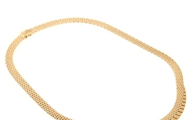 SOLD. Frank Egon Madsen: A necklace of 14k gold. L. 52 cm. Weight app. 48 g. – Bruun Rasmussen Auctioneers of Fine Art