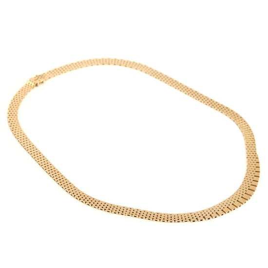 SOLD. Frank Egon Madsen: A necklace of 14k gold. L. 52 cm. Weight app. 48 g. – Bruun Rasmussen Auctioneers of Fine Art