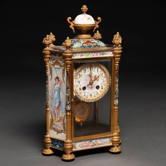 French table clock from the Napoleon III period made of...