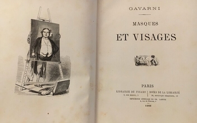GAVARNI, "MASQUES ET VISAGES" édition Librairie... - Lot 38 - Millon