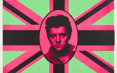 Gavin Turk, British b.1967- Elvis Union Neon, 2009; silkscreen in colours on...