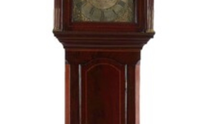 Georgian Inlaid Mahogany Longcase Clock, William Greaves