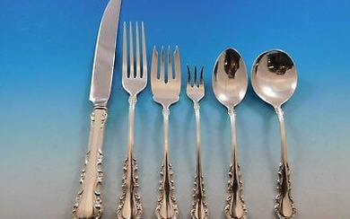 Georgian Rose by Reed & Barton Sterling Silver Flatware Service Set 54 Pieces