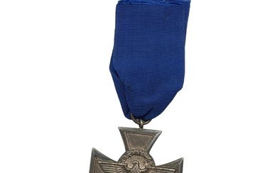 German WWII Police 25 Year Long Service Medal