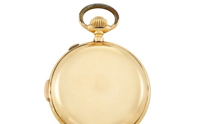 Gold Hunting Case Minute Repeating Chronograph Pocket Watch